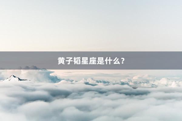黄子韬星座是什么？